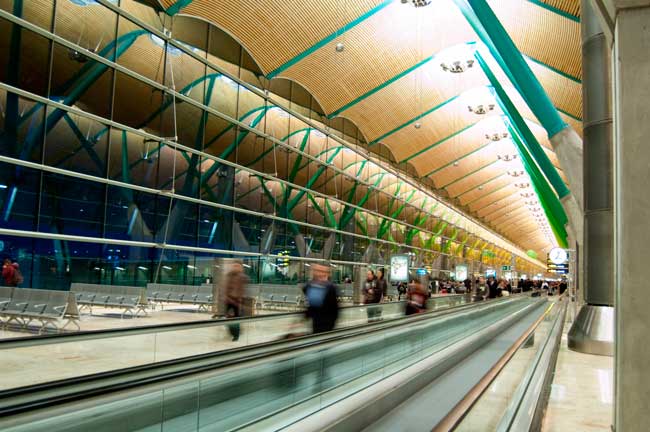 Madrid Barajas Airport has 5 terminals. 